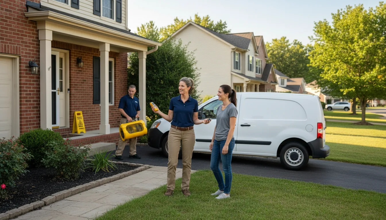 Water restoration image for Water Damage & Restoration Services in Marion, VA